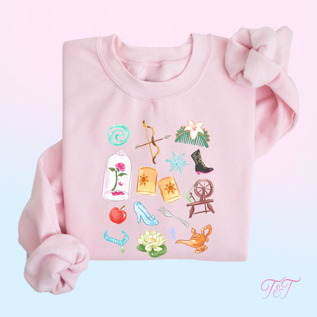 Symbols Of A Princess Sweatshirt