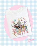 Magical Friends Crochet Effect T-Shirt