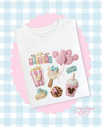 Magical Snacks Crochet Effect T-Shirt