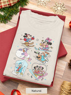 Mouse Friends Ski Trip Sweatshirt | 90s Winter Vibe