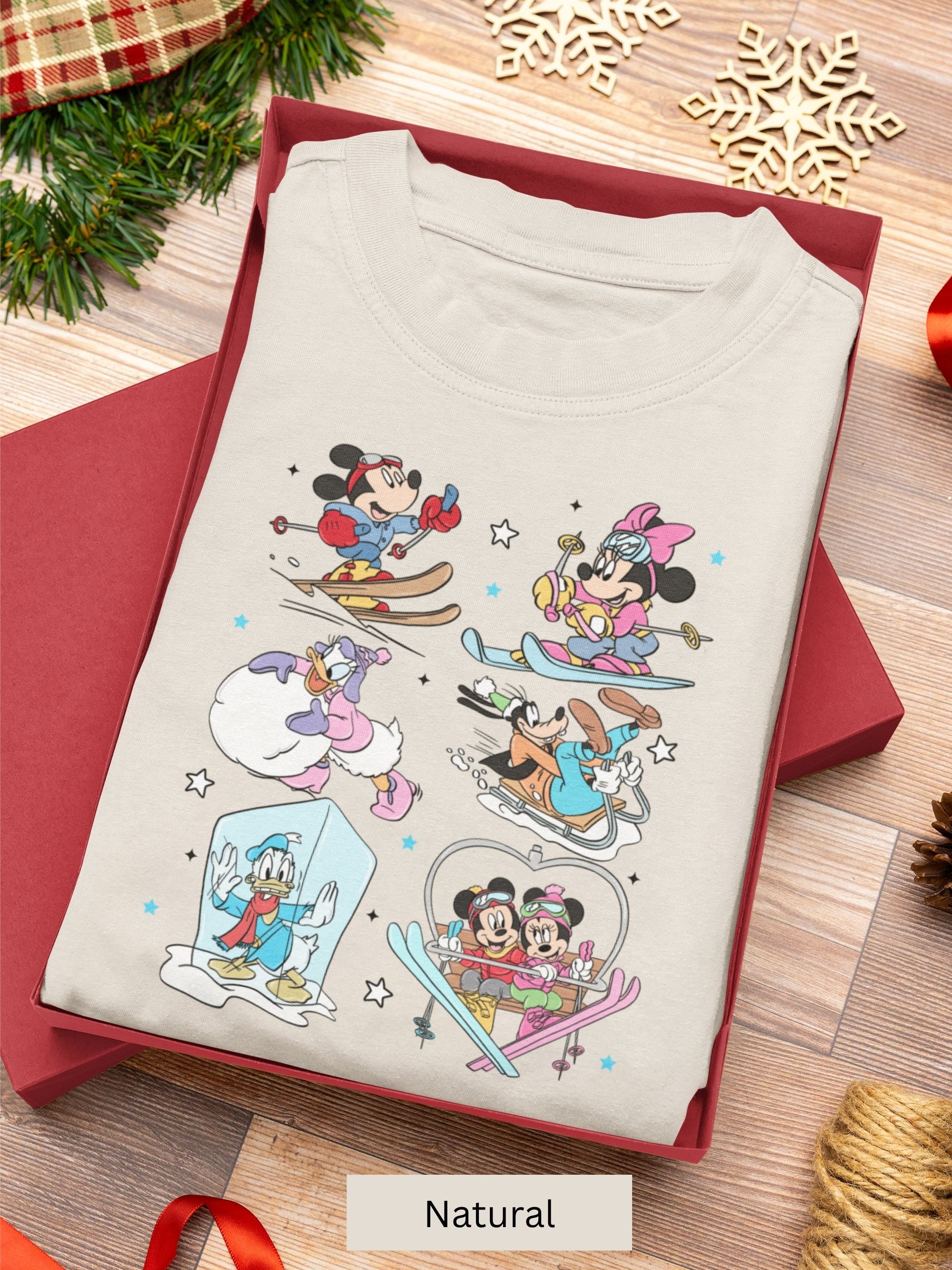 Mouse Friends Ski Trip Sweatshirt | 90s Winter Vibe