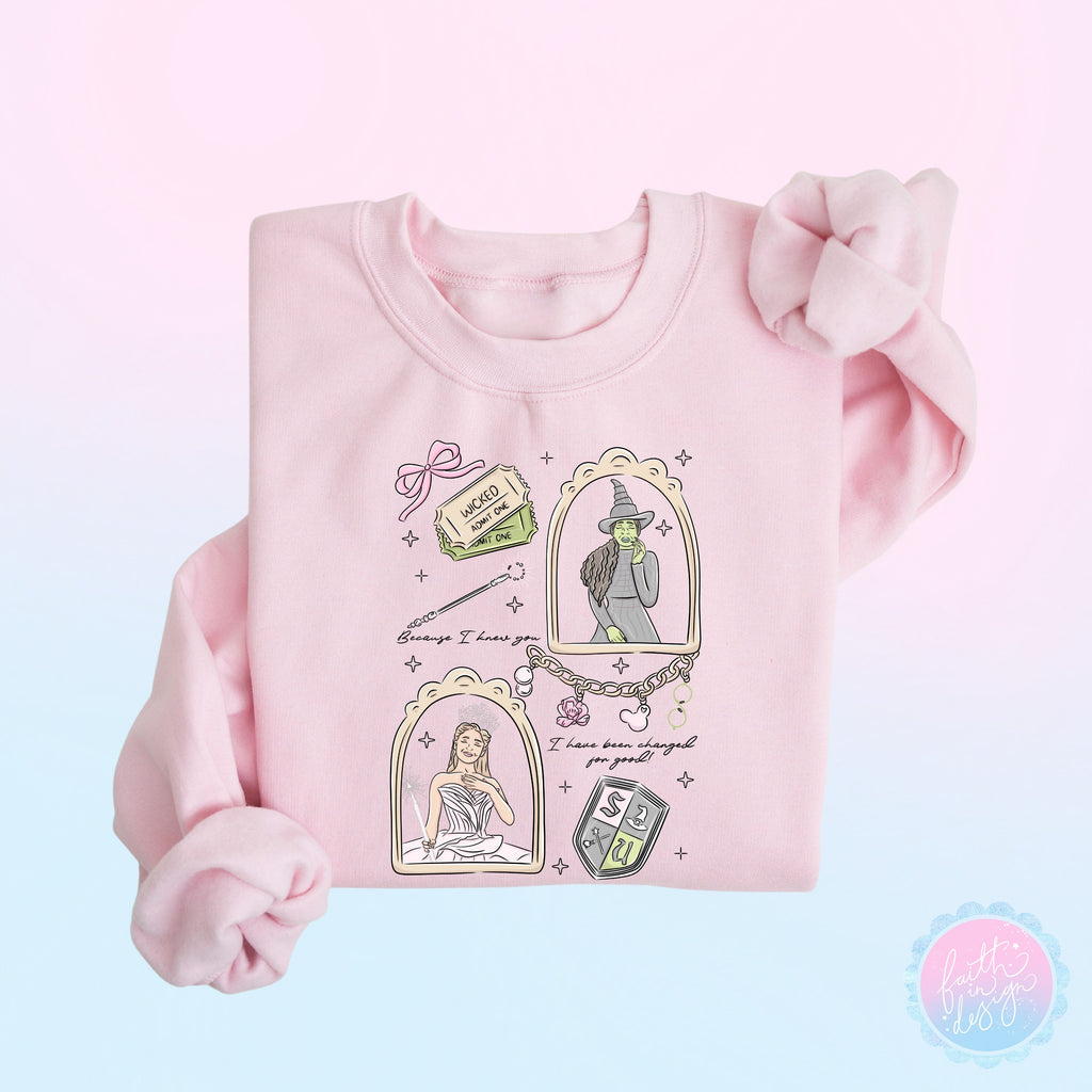 Wicked Sweatshirt | Pink Park Day Graphic