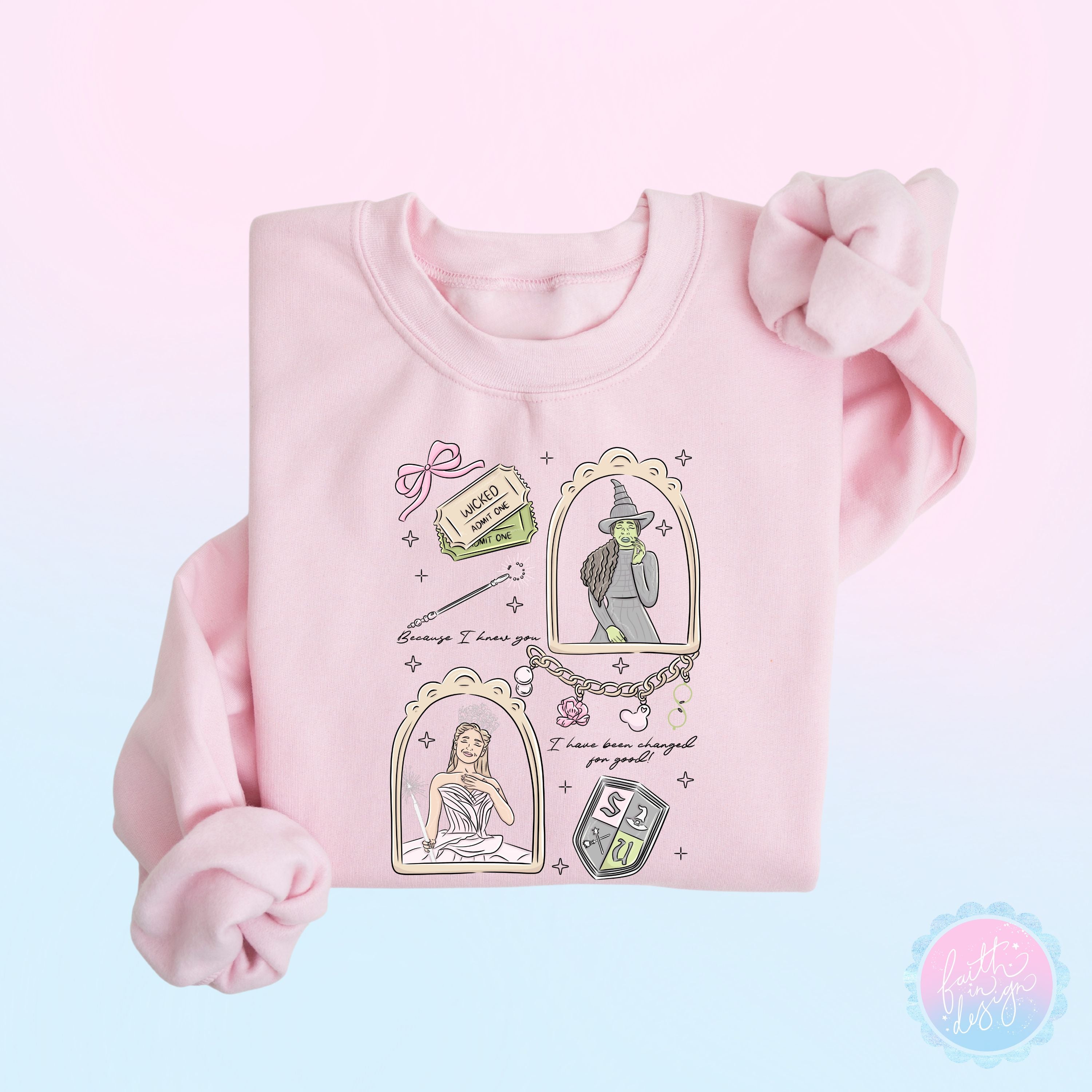 Wicked Sweatshirt | Pink Park Day Graphic