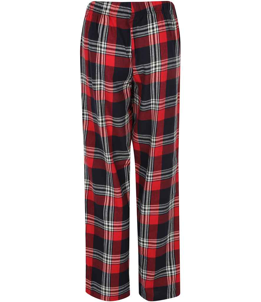 Red & Navy Tartan Pyjama Bottoms | Adults