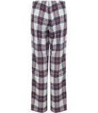 Pink & White Tartan Pyjama Bottoms | Adults