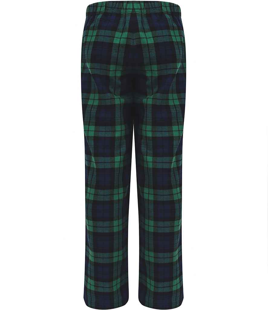 Navy & Green Tartan Pyjama Bottoms | Kids & Baby