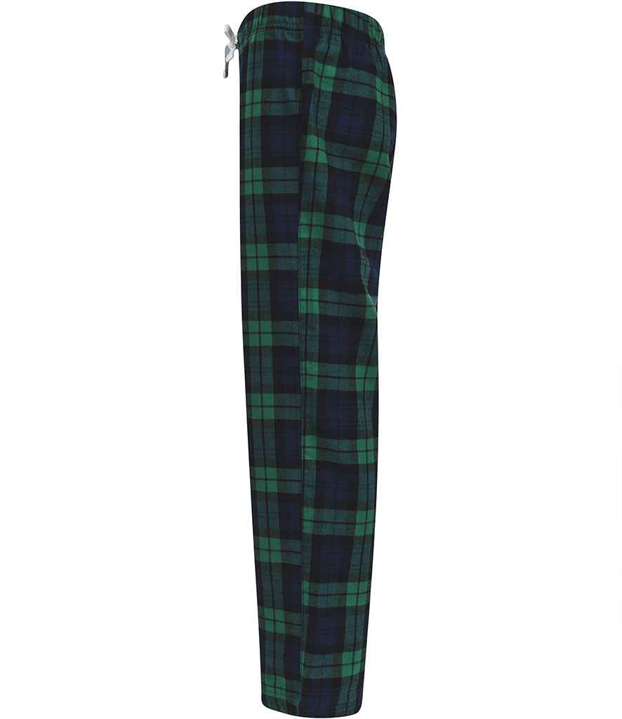 Navy & Green Tartan Pyjama Bottoms | Kids & Baby