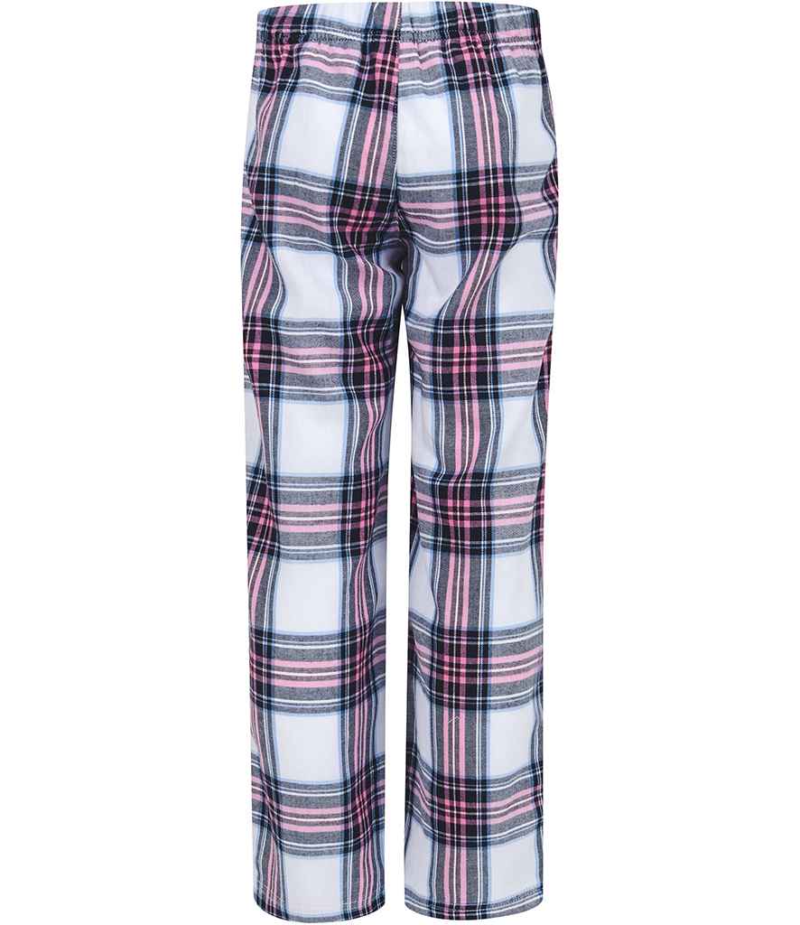 Pink & White Tartan Pyjama Bottoms | Kids & Baby