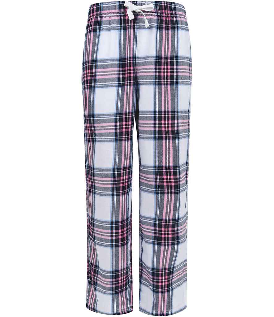 Pink & White Tartan Pyjama Bottoms | Kids & Baby