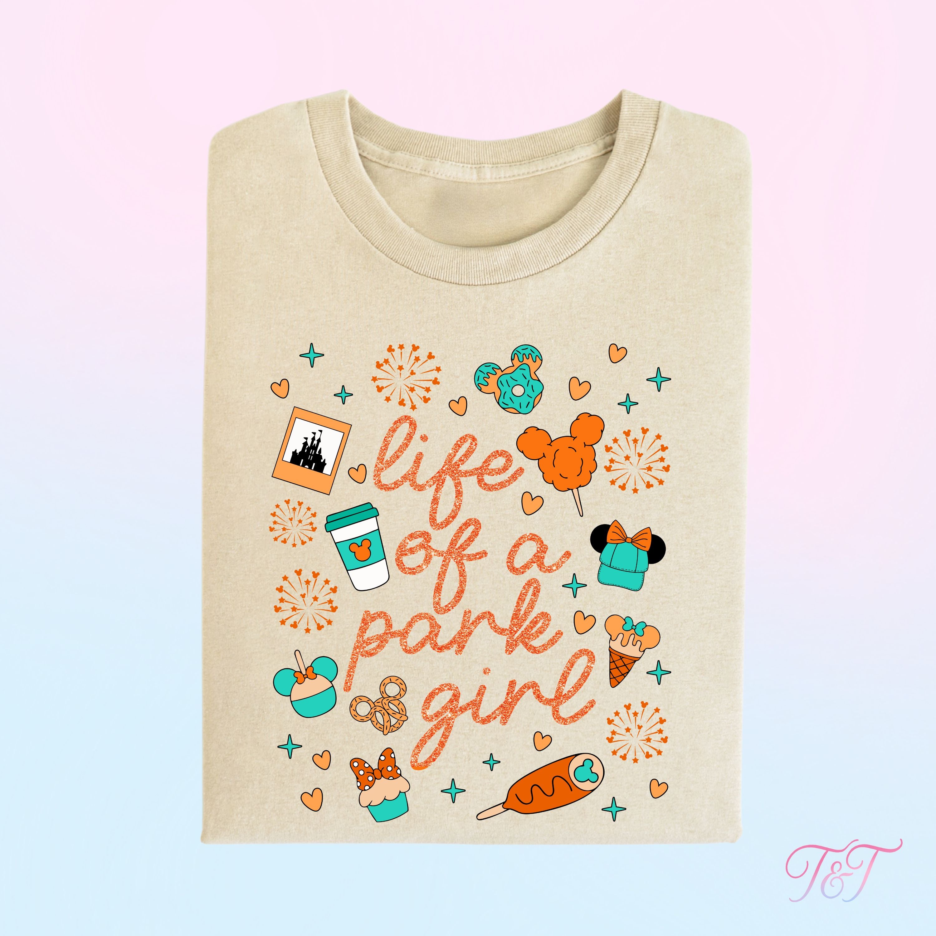Life of a Park Girl T-Shirt | Park Day Outfit Graphic Tee