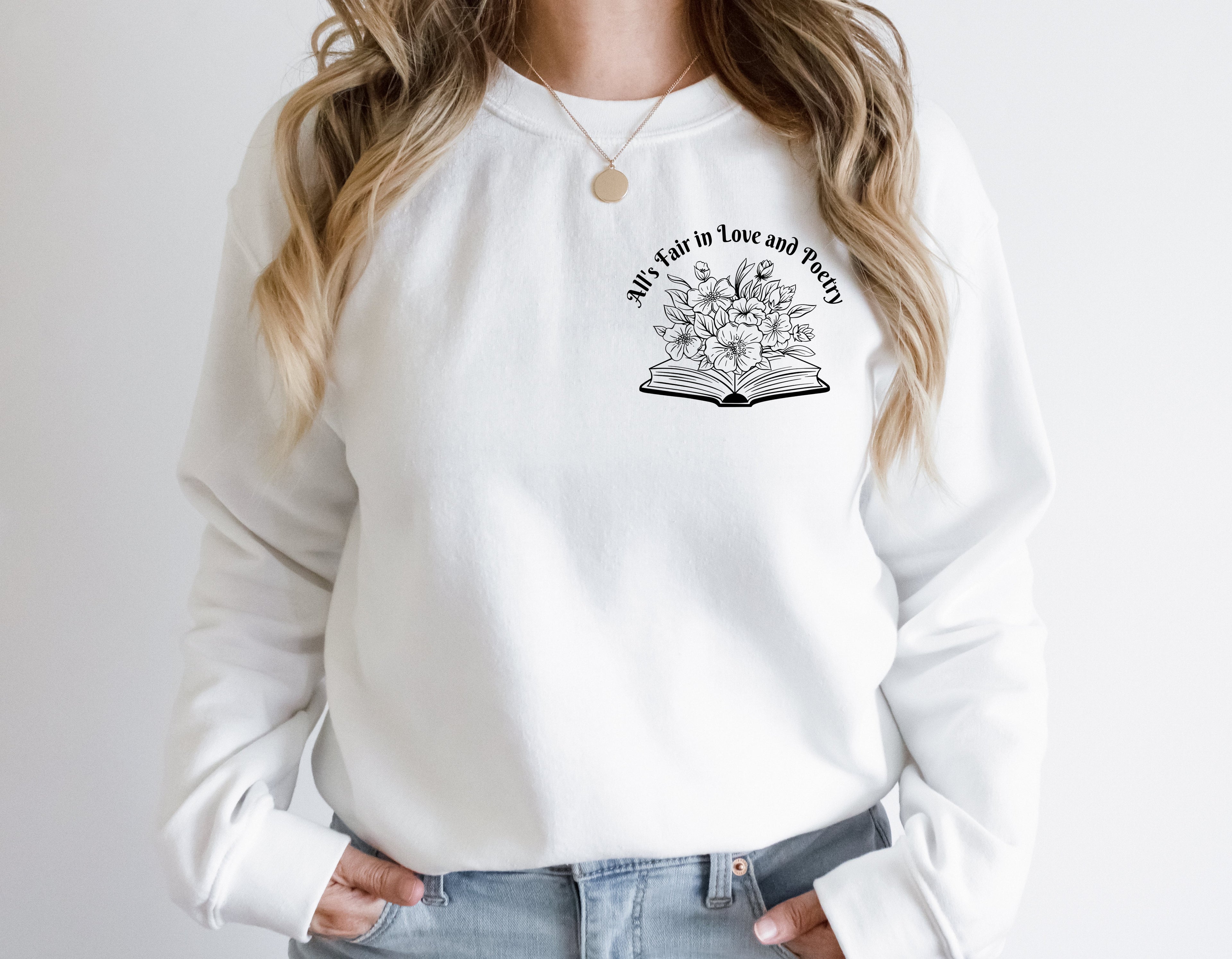 Poetry Sweatshirt | All's Fair in Love and Poetry TTPD Chest Print
