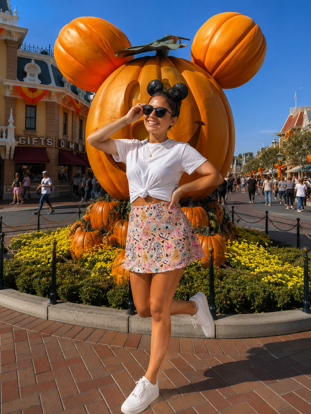 Main Street Halloween Skort