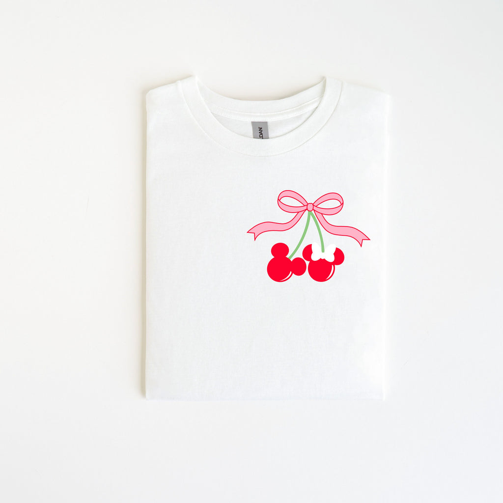 Cherry Mouse T-Shirt | Coquette Park Day Graphic Tee