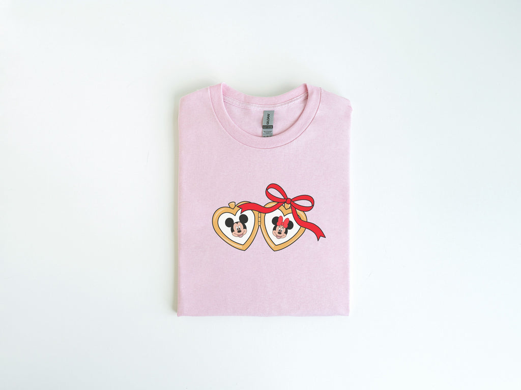Heart Locket Graphic T-Shirt | Mouse Park Outfit