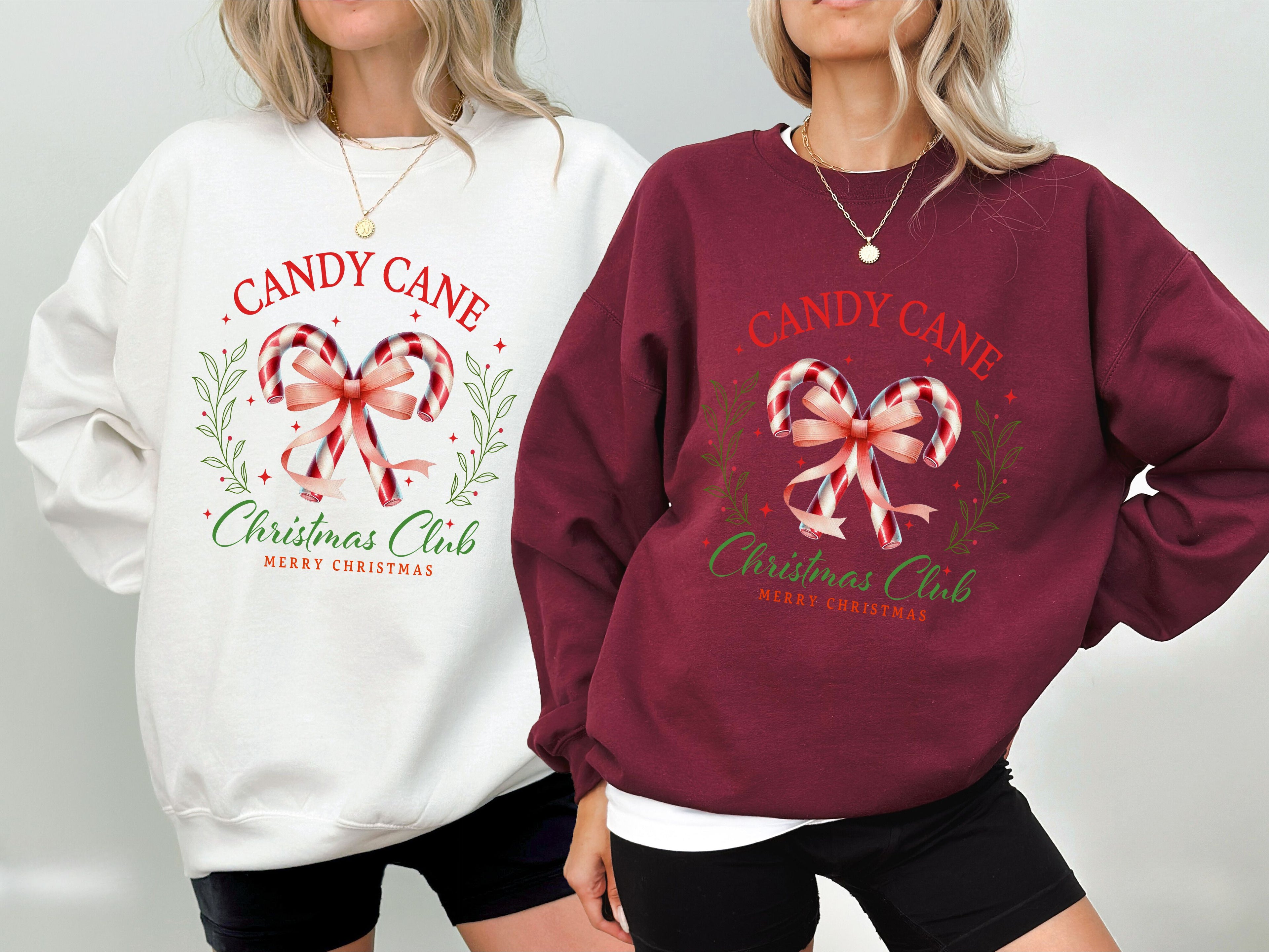Candy Cane Christmas Club Sweatshirt | Park Outfit