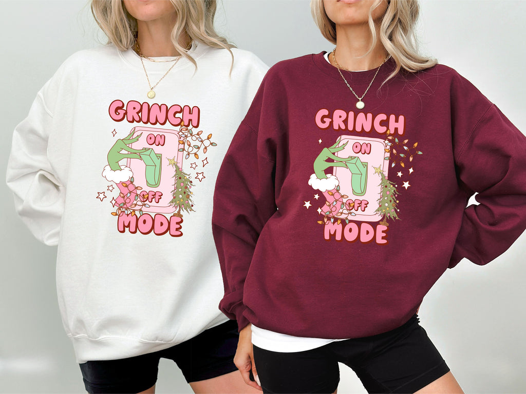 Grumpy Green Christmas Sweatshirt | Park Day Outfit