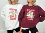Grumpy Green Christmas Sweatshirt | Park Day Outfit