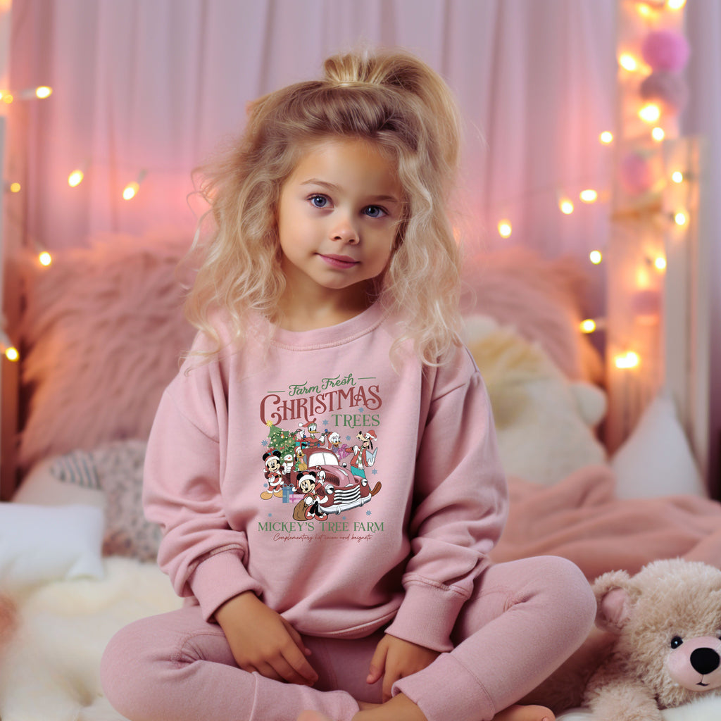 Christmas Tree Farm Sweatshirt | Mouse Friends