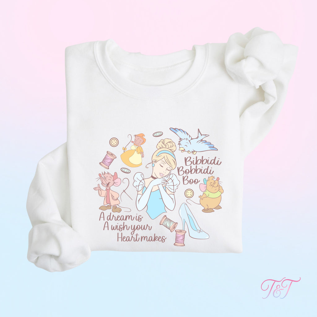 Glass Slipper Princess 'Bibbidi Bobbidi Boo' Sweatshirt