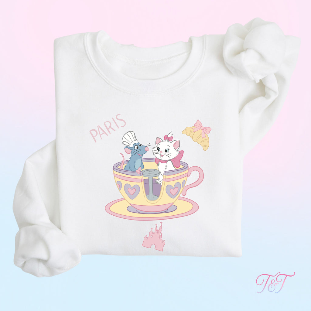 Parisian Pals (With Icons) Sweatshirt
