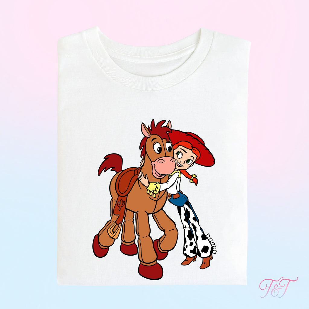 Toy Friends Cowgirl & Horse T-Shirt | Cute Park Day Outfit