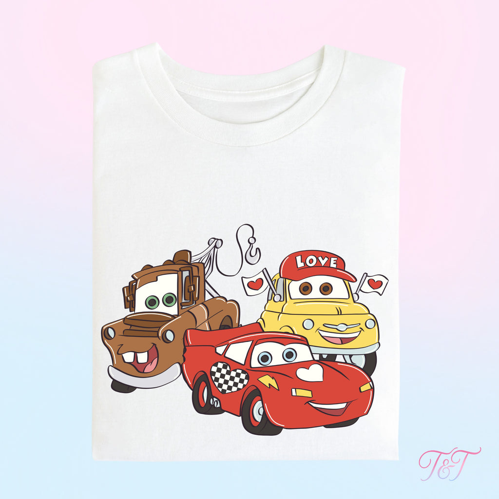 Lightening in Love | Racing Car Park T-shirt