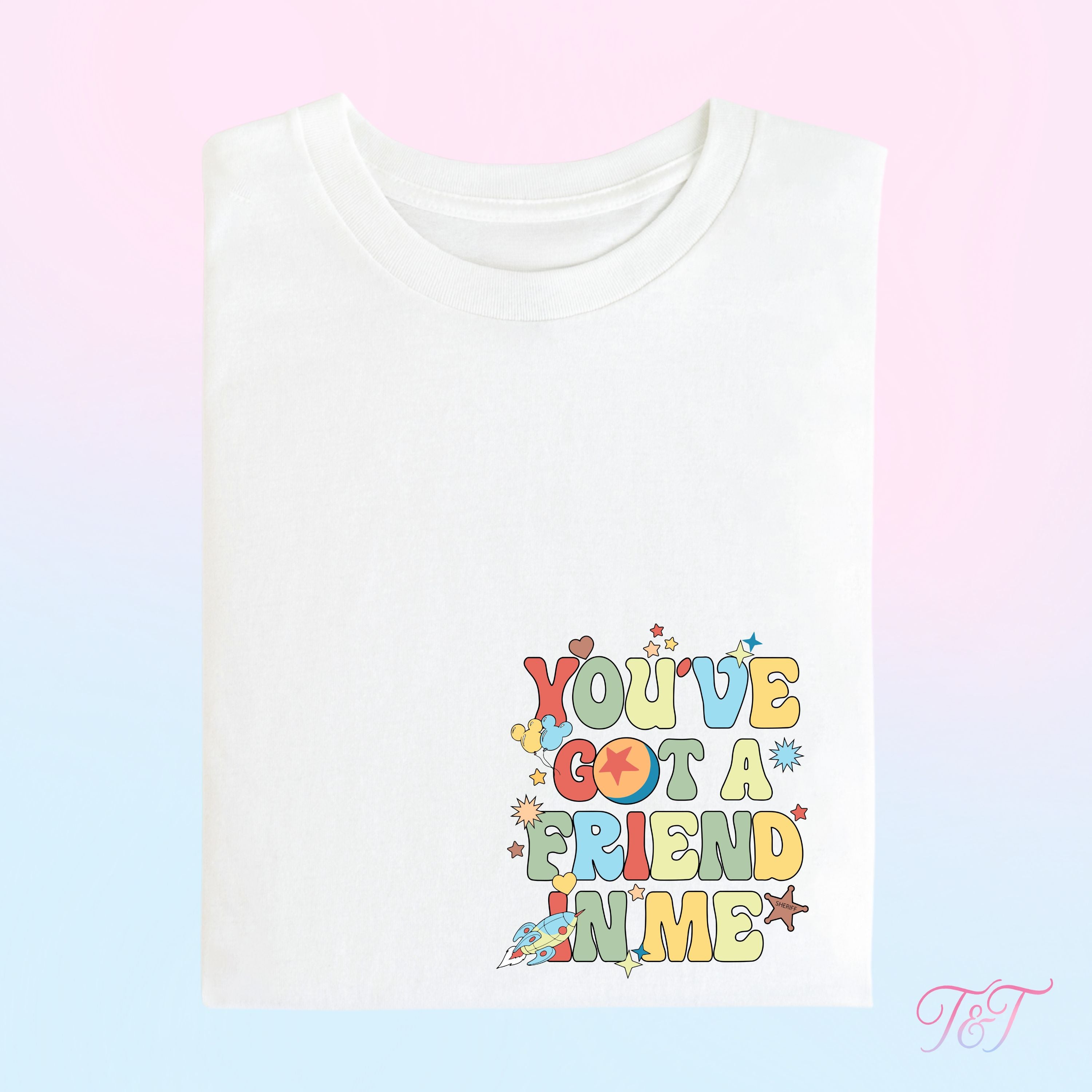 Toy Friends Pocket T-Shirt You've Got A Friend In Me | Theme Park Outfit Tee