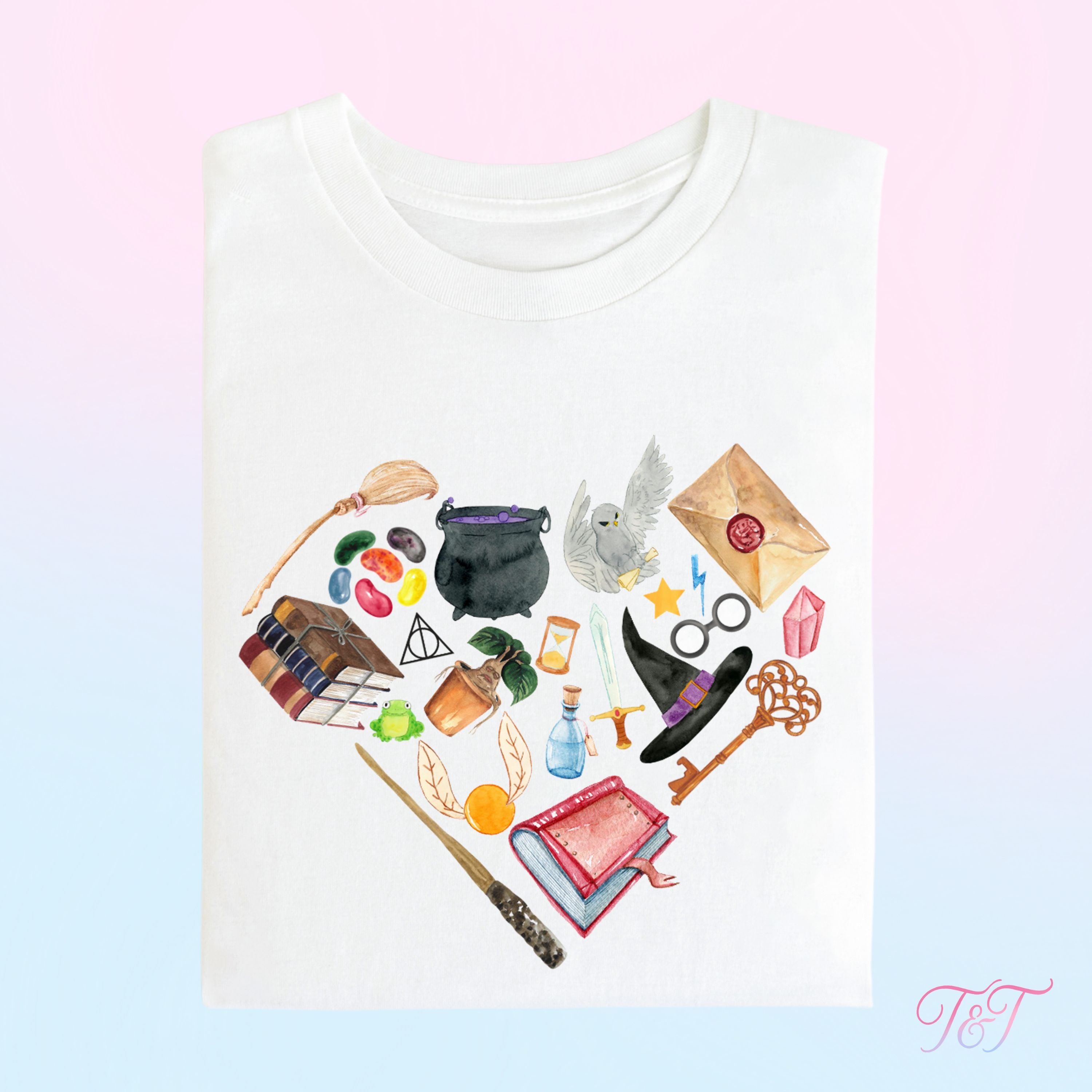 Wizarding School Heart T-Shirt | Park Day Tee