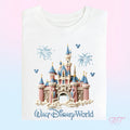 WDW Castle Crochet Effect T-Shirt