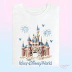WDW Castle Crochet Effect T-Shirt