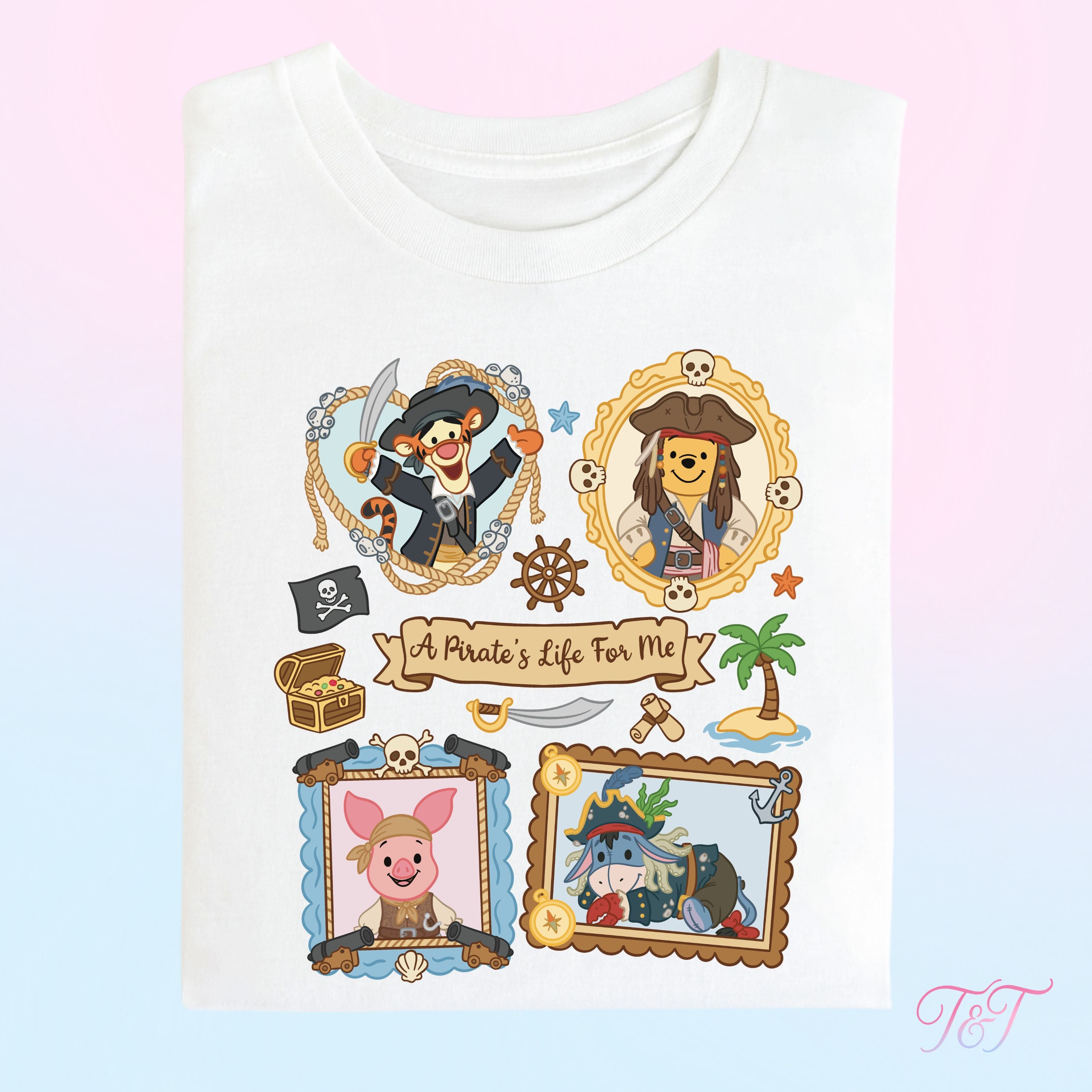 Pirates x Honey Bear and Friends T-Shirt