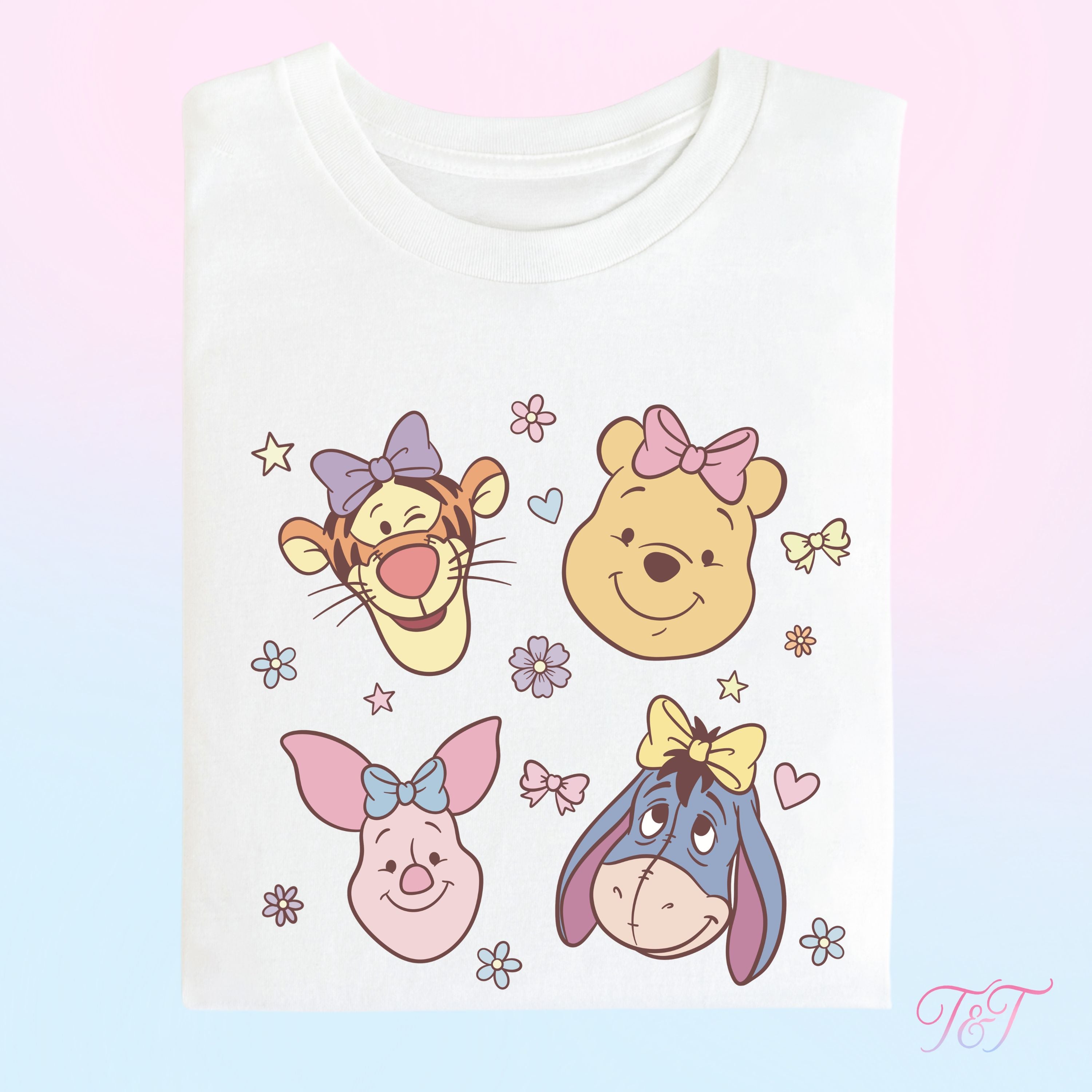 Honey Bear and Friends Bows T-Shirt