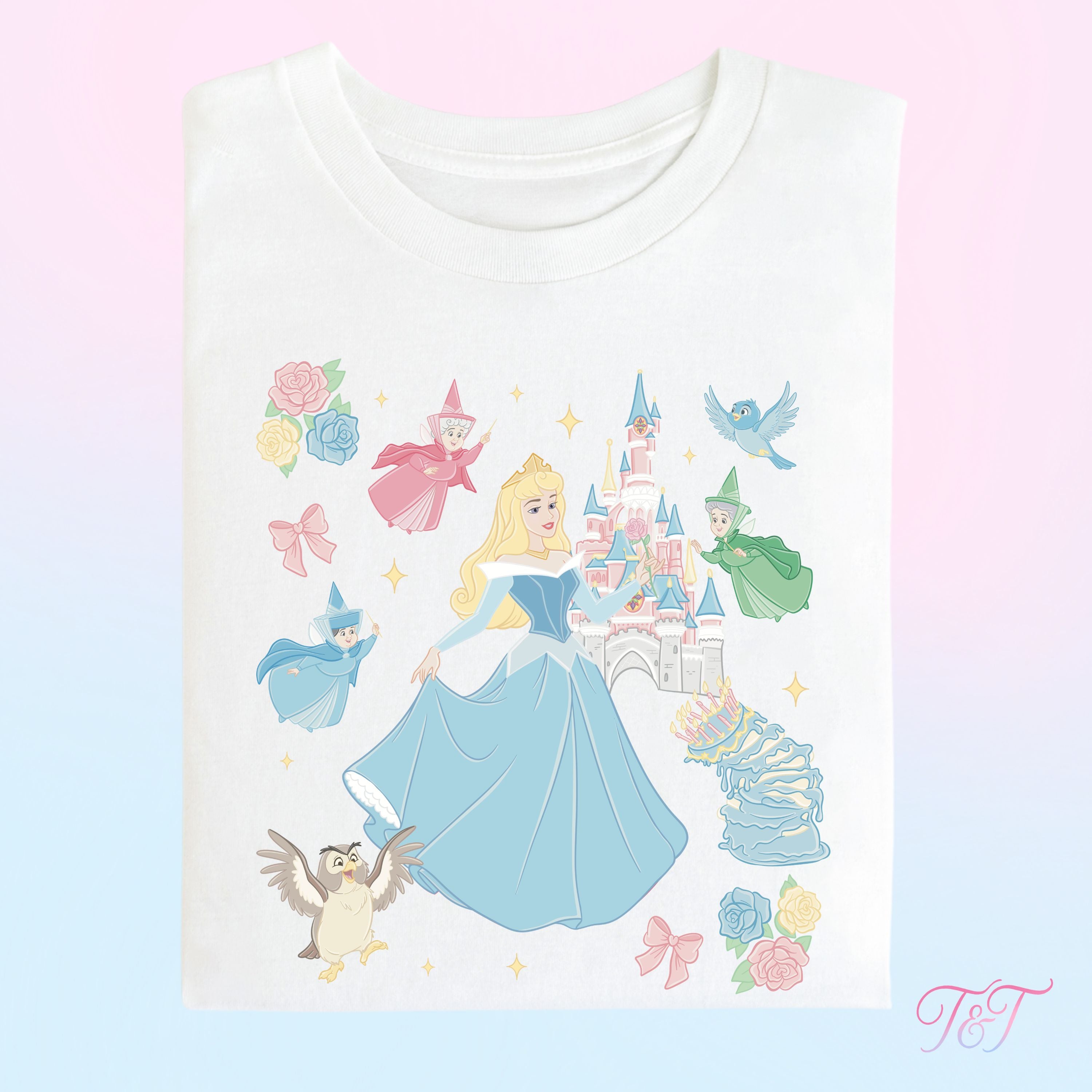 Aurora Blue Dress *Exclusive Design* T-Shirt