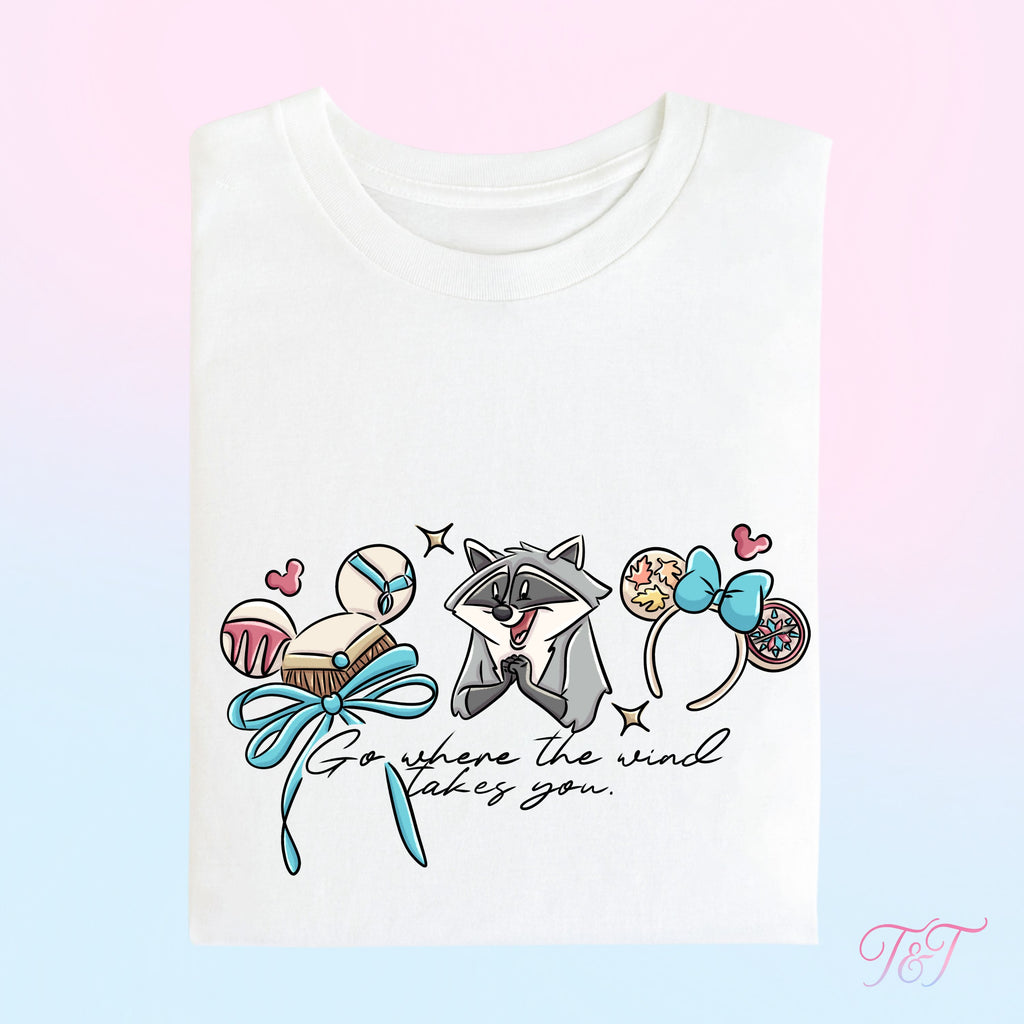 Wind Princess 'Go Where The Wind Takes You' T-Shirt