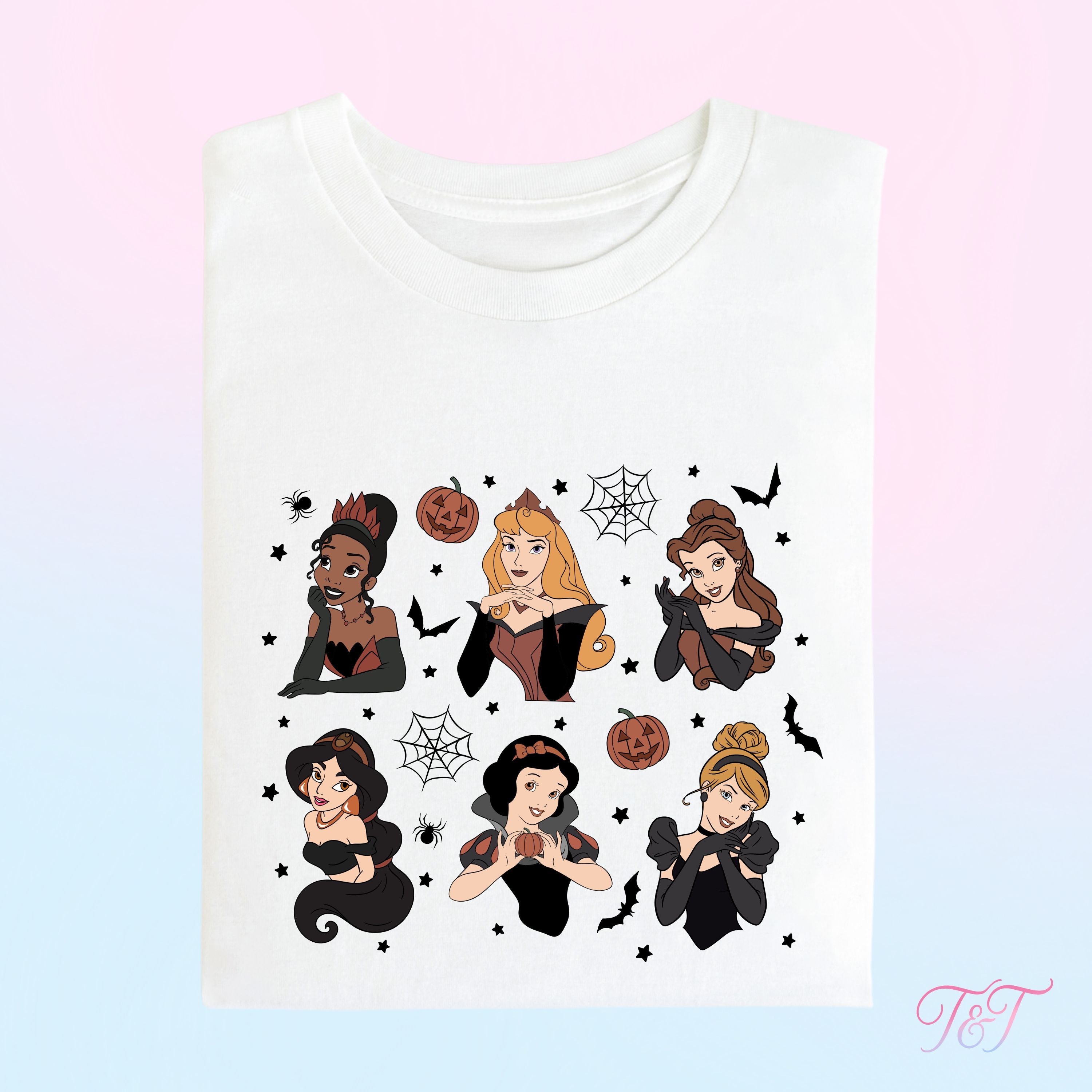 Halloween Boo-tiful Princesses T-Shirt