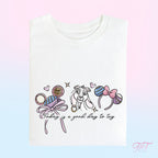 Esmeralda "Today Is A Good Day To Try" Character Hat Ear Design T-Shirt