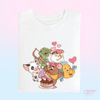 Sidekicks T-Shirt | Cute Cartoon Crew Theme Park Outfit