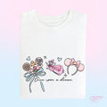 Sleeping Princess 'Once Upon A Dream' Quote Design T-Shirt