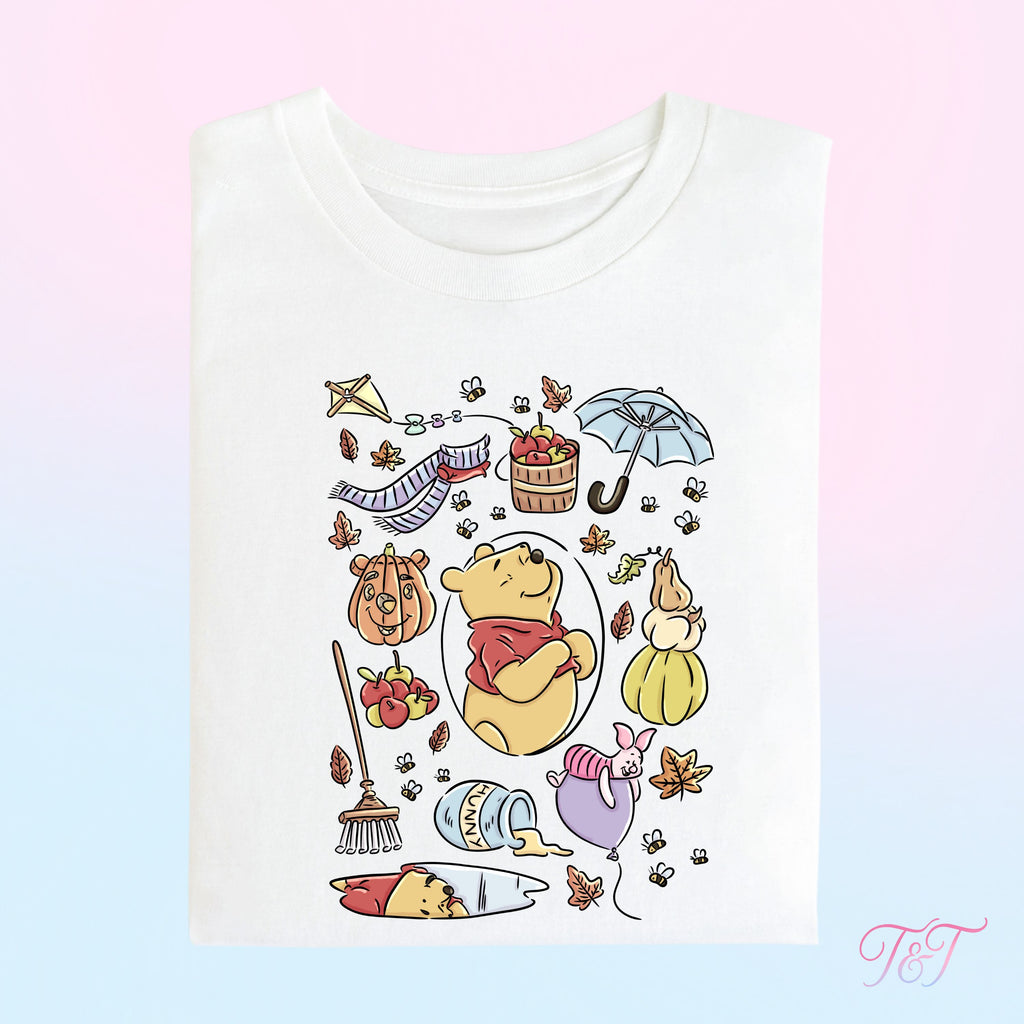 Autumn Honey Bear T-Shirt