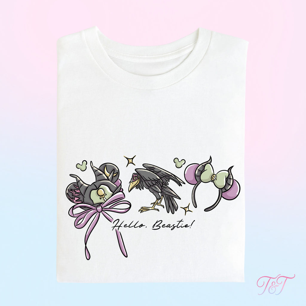 Villain Ear Design T-Shirt | Hello Beastie Tee