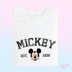 Mouse Est 1928 T-Shirt | Retro Varsity Park Day Tee
