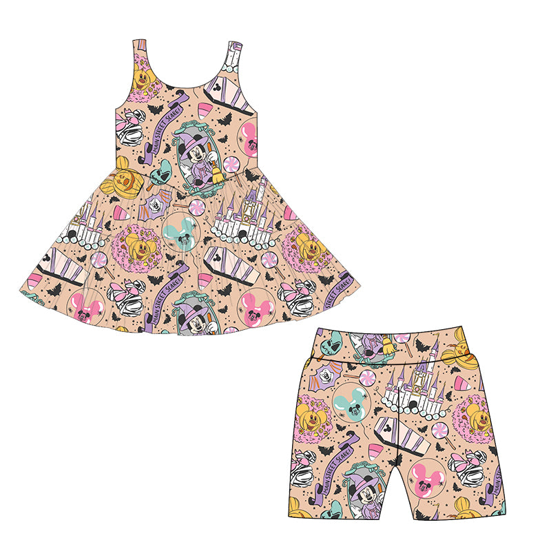 Main Street Halloween Dress with Cycle Shorts