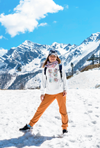 Mouse Friends Ski Trip Sweatshirt | 90s Winter Vibe
