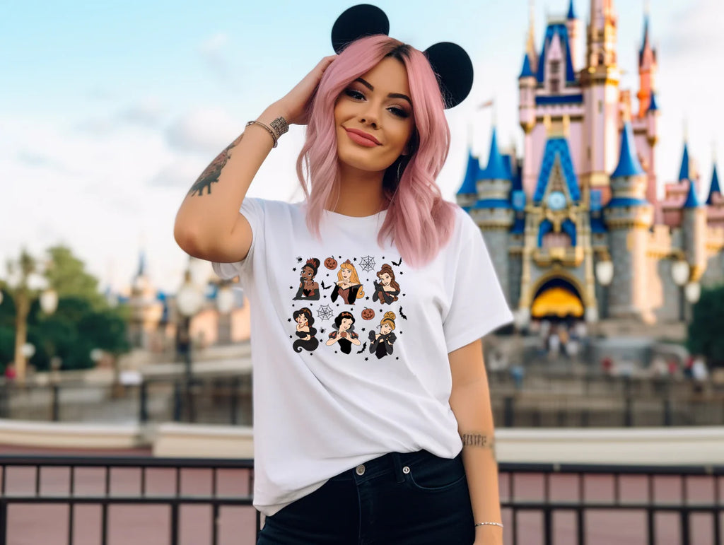 Halloween Boo-tiful Princesses T-Shirt