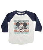 Mouse Heartbreaker Kids Baseball Top | Long Sleeve