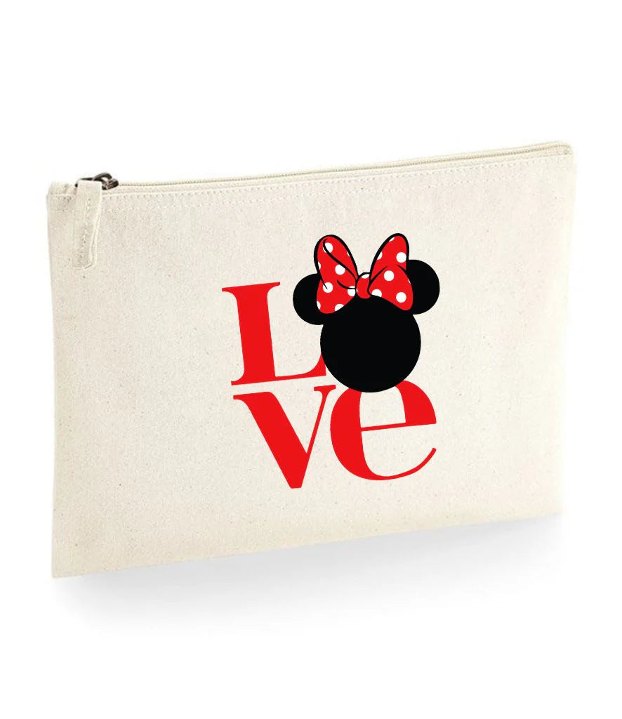 Love Mouse Ears Grab Pouch | Park Day Essentials Bag