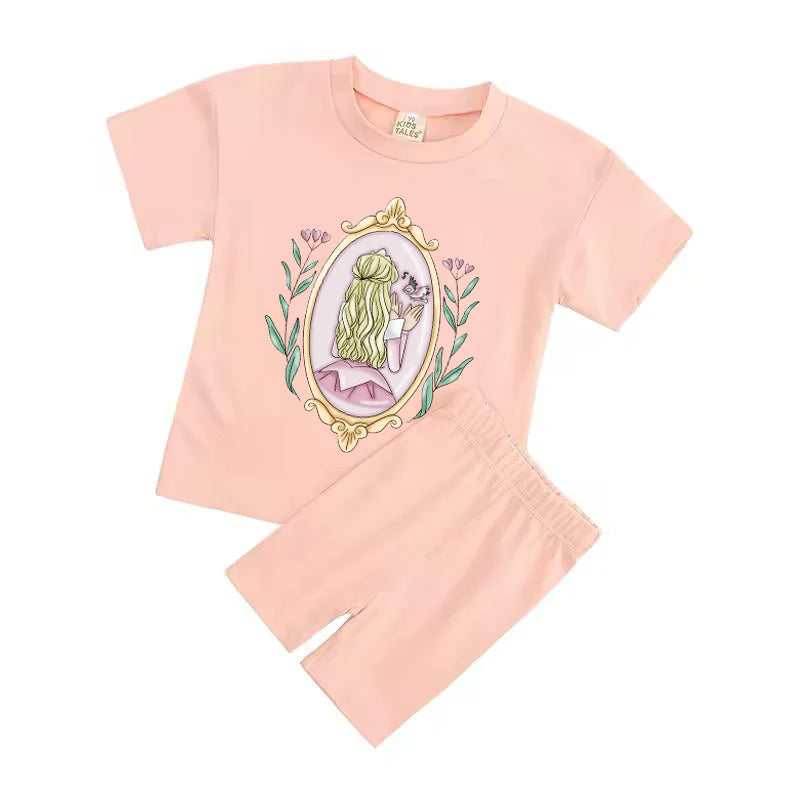 Princess Cycle Set Kids | Matching Park Day Outfit
