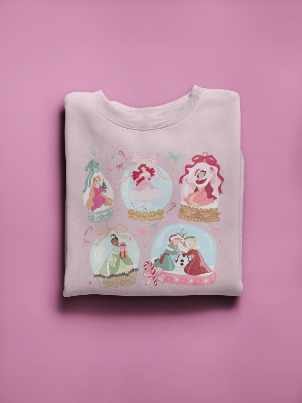 Princess Snowglobe Sweatshirt | Christmas Park Days