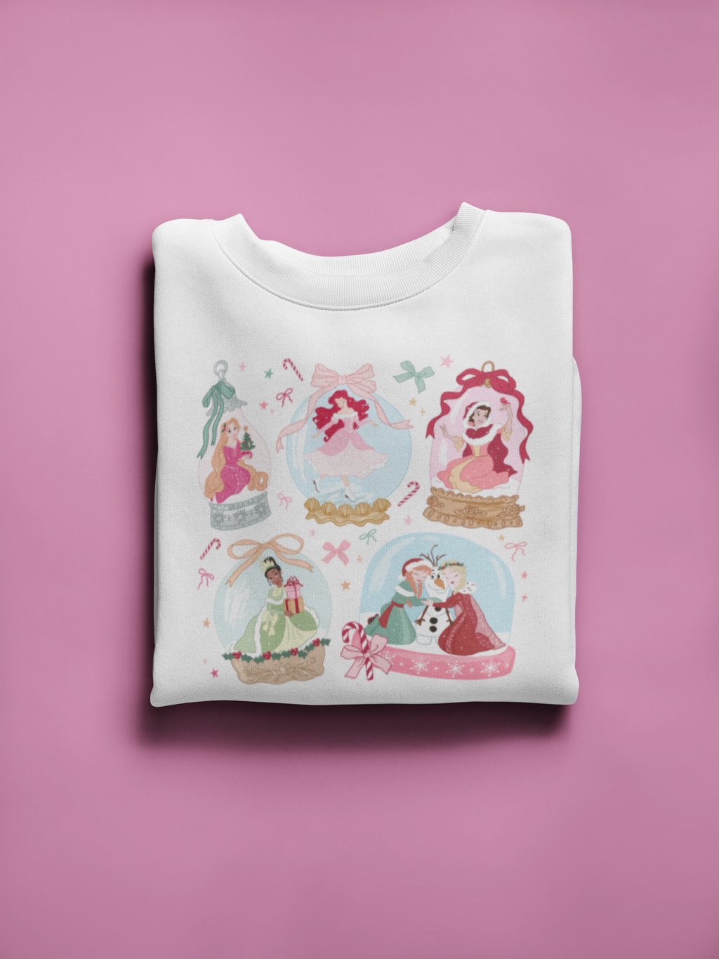 Princess Snowglobe Sweatshirt | Christmas Park Days