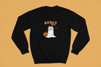 Booey Ghost Kids Sweatshirt | Black Halloween